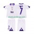 Camisola Real Madrid RAUL 7 1997 Retro Criança Equipamento Primeiro 1998 Manga Curta
